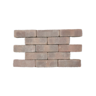 Nieuw gebakken dikformaten Bloemendaal rood-paars, getrommeld