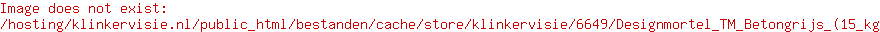 Designmortel TM Betongrijs (15 kg)