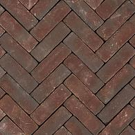 DF80 Ruston rood paars  bezand Getrommeld