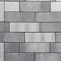GDF 24x8x8 cm grijs/zwart genuanceerd (zonder facet, met deklaag)