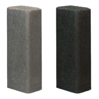 pallisaden rustiek 16.5x11x60 zwart