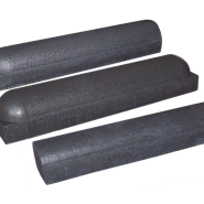 parkeer of stootbanden 2x recht geel