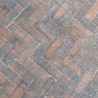 GDF 24x8x8 cm bruin/zwart (zonder facet, met deklaag)