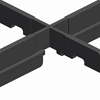 Structusol voegstuk c3x kruis voeg 3 mm