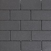 Design brick 6 cm black mini facet komo