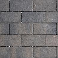 Design brick 8 cm dark sepia mini facet komo