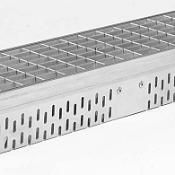 ACO Glassline verzinkt stalen goot+maasrooster 200cm
