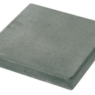 Betontegel 40x40x4,5 grijs groot facet HK