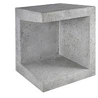 Betonnen U-hoekelement 40x40x50 cm grijs
