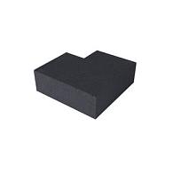 Schellevis oud hollandse trap hoekstuk 90° (40/20) buiten carbon 60x60 cm
