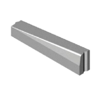 Inritband 28/30x25 cm-28/30x16 cm rechts grijs visbek
