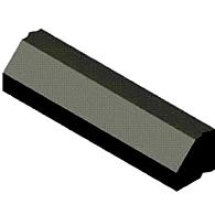 RWS Band 11,5/22,5x20x100 cm recht zwart visbek
