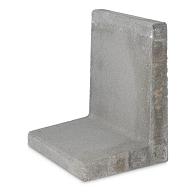 Betonnen L-element 50x50x120 cm grijs