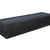 Oud Hollandse zitelement recht 200x60x40 cm carbon