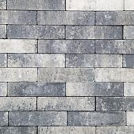 Dikformaat xl 28x7x8 cm grijs/zwart