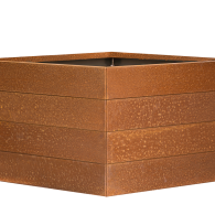Bloembak corten 120x120x56