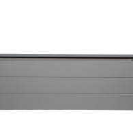 Bloembak poedercoat taupe 120x90x42