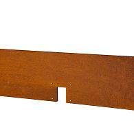 Kantopsluiting double corten 300x10