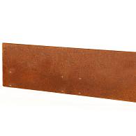 Kantopsluiting single corten 300x16,5
