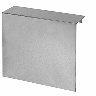 Overzetstuk muurelement recht verzinkt 150x45x15,8