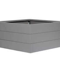 Bloembak poedercoat taupe 300x300x42