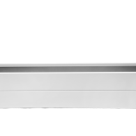 Bloembak poedercoat wit 180x90x28
