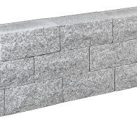 Castle rock g603 rockface 35x17.5x15 cm. 2 zijdes gekloofd rest gezaagd