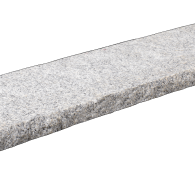 Afdekplaat g603 grijs rockface 100x25x4 cm. gevlamd + facet