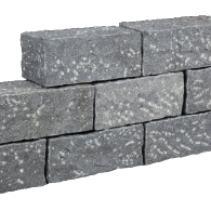 Castle rock xl tahiti blue 40x20x20 cm. rondom gekloofd en nageslagen