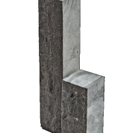 Palissade blue moon rockface 12x12x60 cm