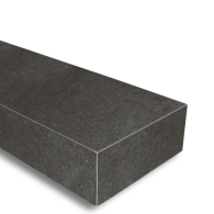 Basalt traptrede 35x120x15 cm rustiek
