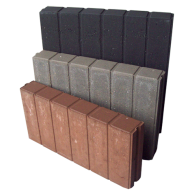 blokjesband 6x60x50 bruin