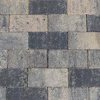 Betonstraatsteen 8 cm grijs/zwart komo