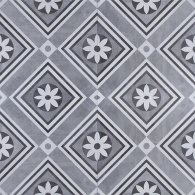 GeoCeramica topplaat Concreet Flower Decorate 60x60x1 cm