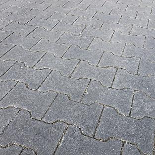 h profiel 8 cm zwart (mini facet, met deklaag)