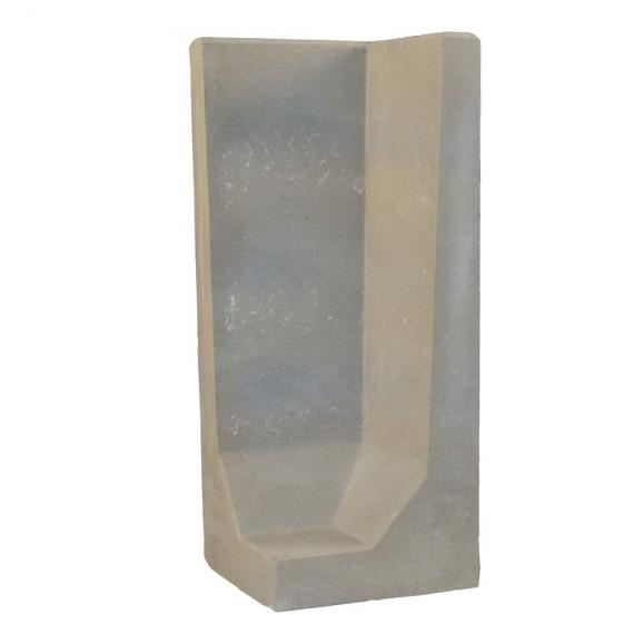 L-Hoeksteen 100x40x40 cm grijs