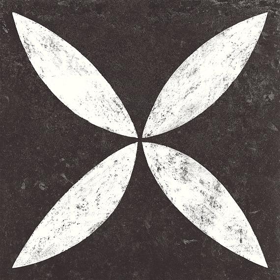 Vtw belgian st flower white  70x70x3,2 cm