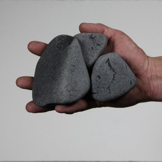 Beach pebbles 30-60 antraciet / zwart