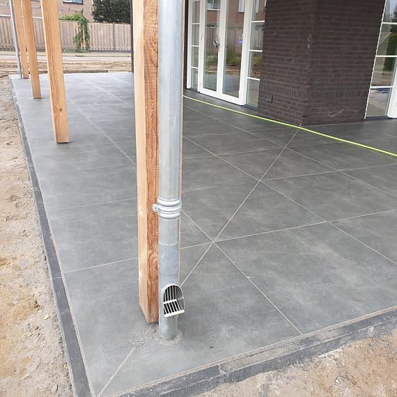 Robusto Ceramica 3.0 Concrea Antracite 90x90x3 Cm