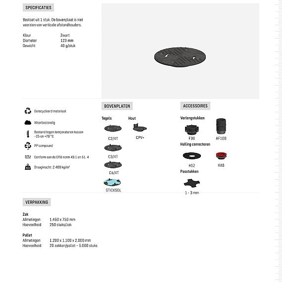 Solidor Comfort bovenplaat C0