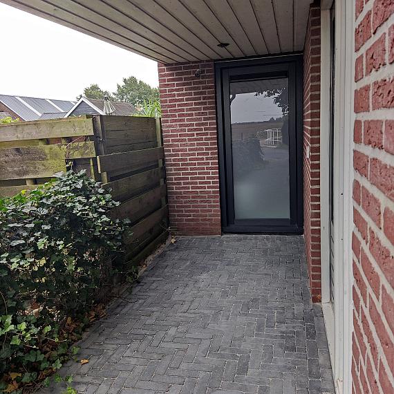 Antieke trommel dikformaat 6 cm antraciet