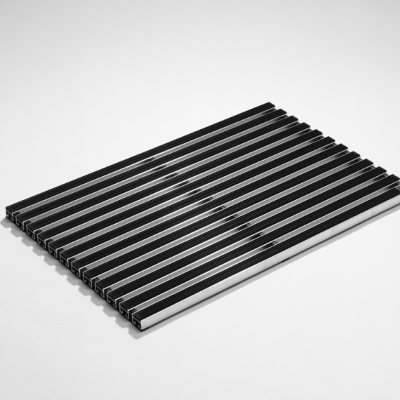 ACO Schoonlopermat rubberstroken 60x40cm