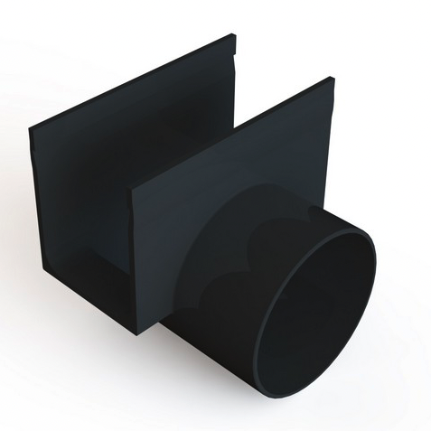 ACO Slimline zijuitloop 80 mm