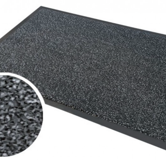 Drooglopermat antraciet innova 90x60 cm