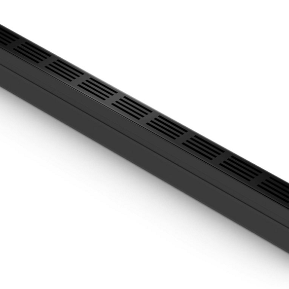 ACO Slimline gootelement + rooster zwart aluminium 100 cm