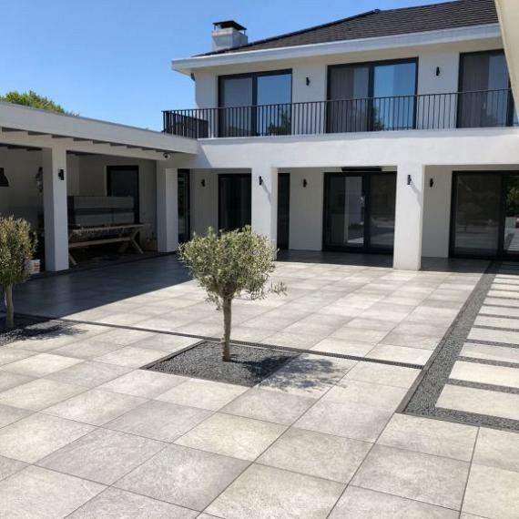 Keramische tegel Livigno Grey 60x60x2 cm