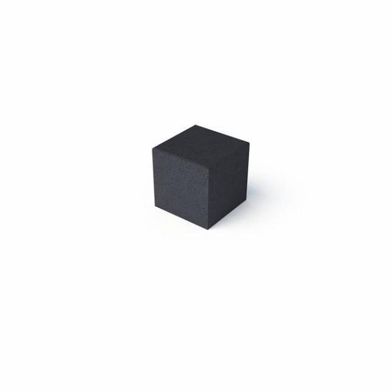 Schellevis oud hollandse zitelement vierkant 50x50x50 cm carbon