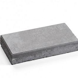 Betontegel 30x15x4,5 grijs groot facet HK