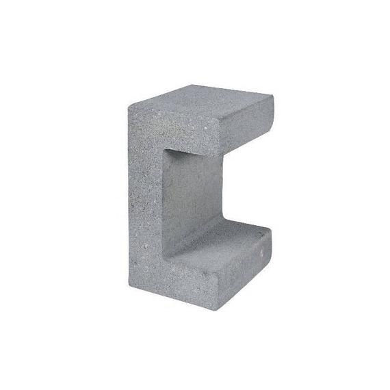 Betonnen U-element 15x20x30 grijs