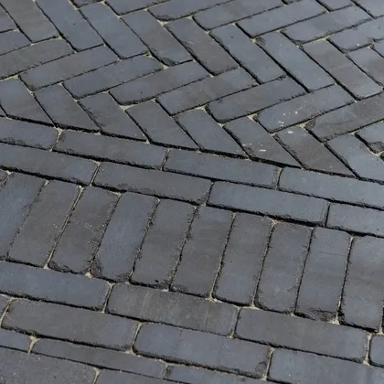 Terra Carbona Antica dikformaat zwart getrommeld